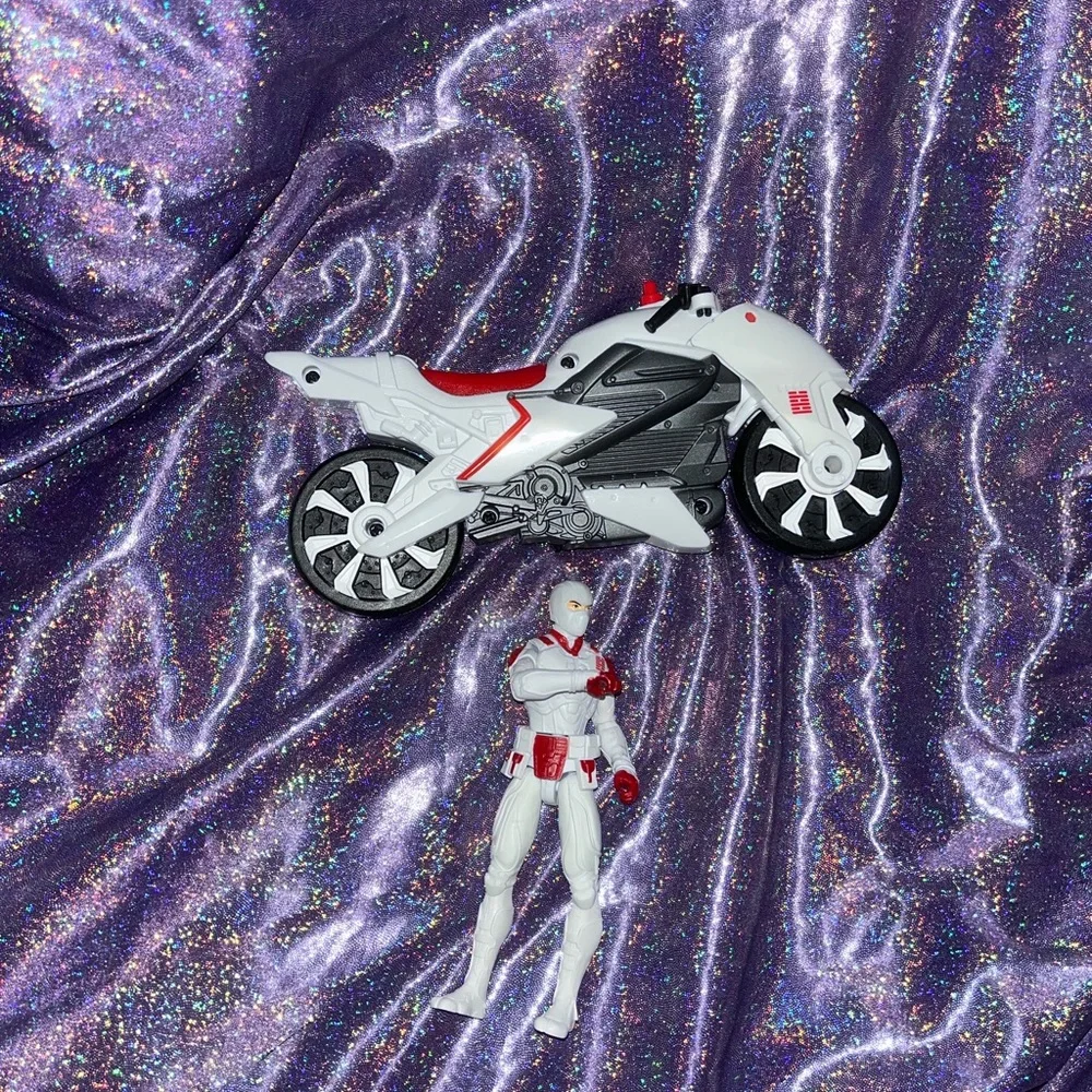 G. I. Joe Snake Eyes with motorcycle